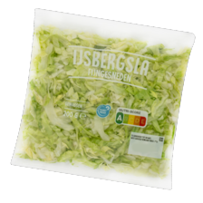 IJsbergsla naturel fijn gesneden